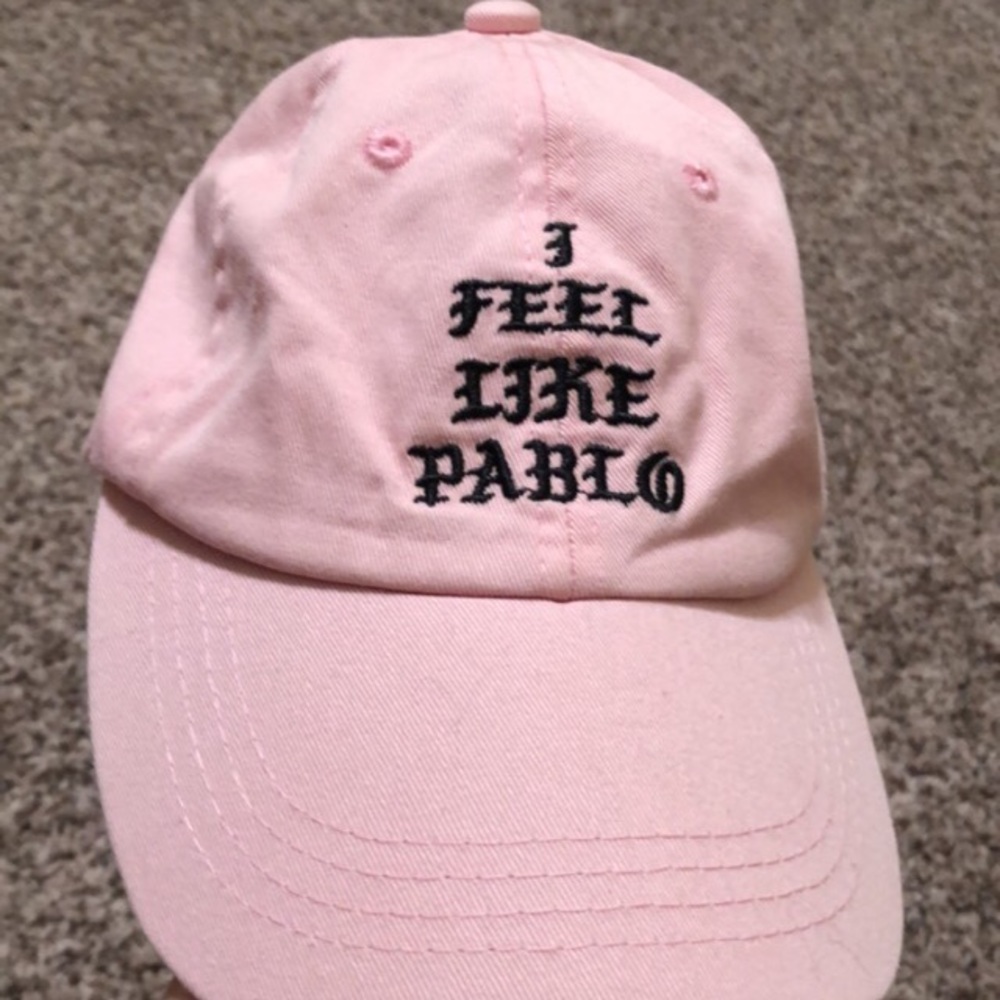Cool and trendy pink “I feel like Pablo” Kanye hat